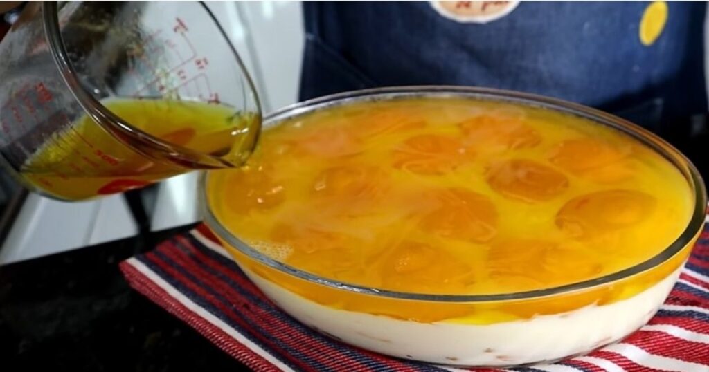 Gelado de Pêssego gelatina cobertura final