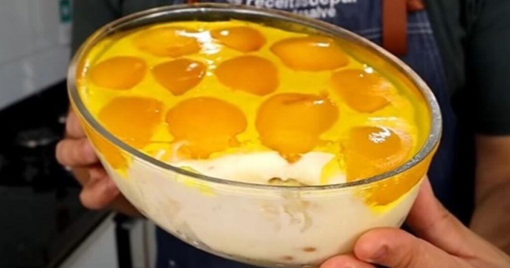 Gelado de Pêssego gostoso