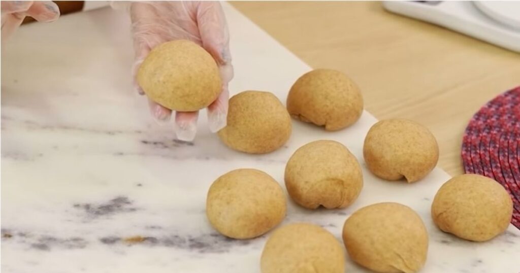 Pão semi integral porções