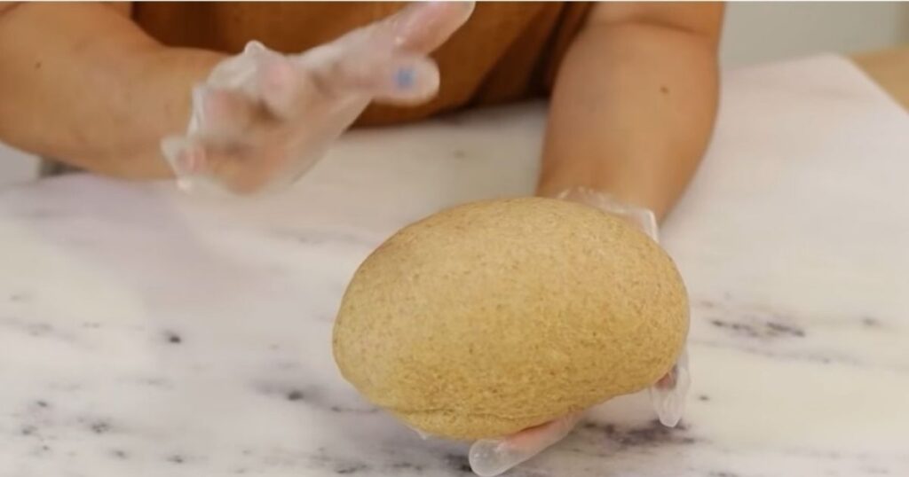 Pão semi integral solvar massa molde