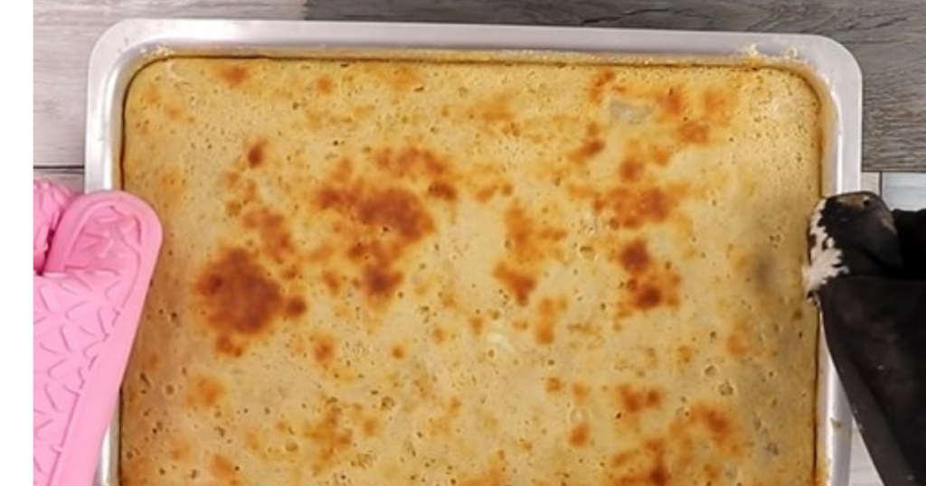 Torta de banana pronta