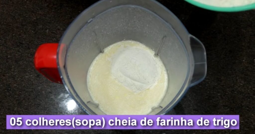 bolo de banana liquidificador