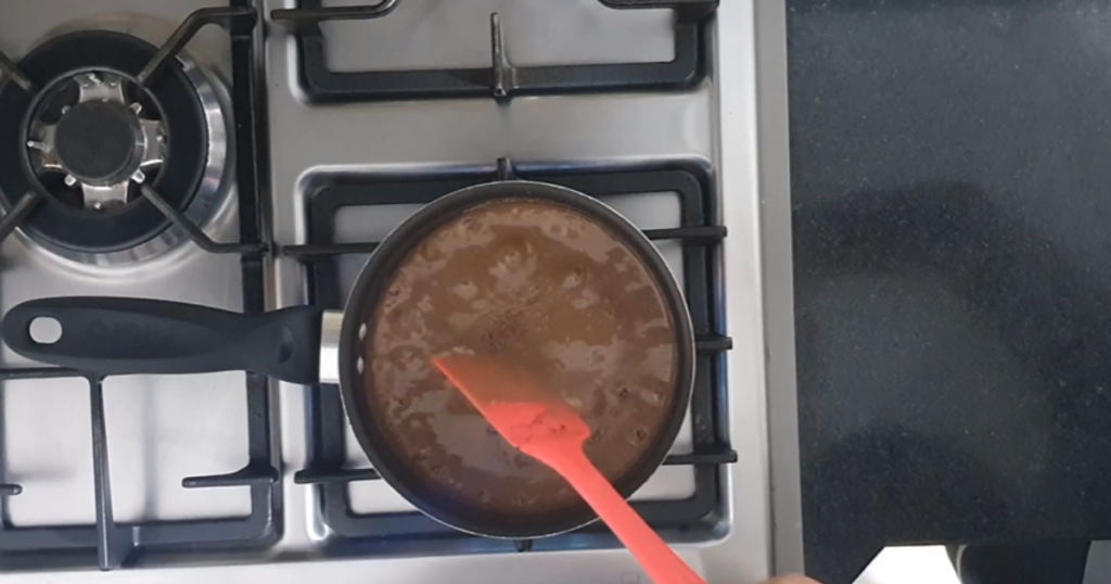 chocolate quente com creme de leite