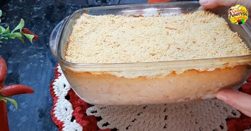 coxinha assada na travessa