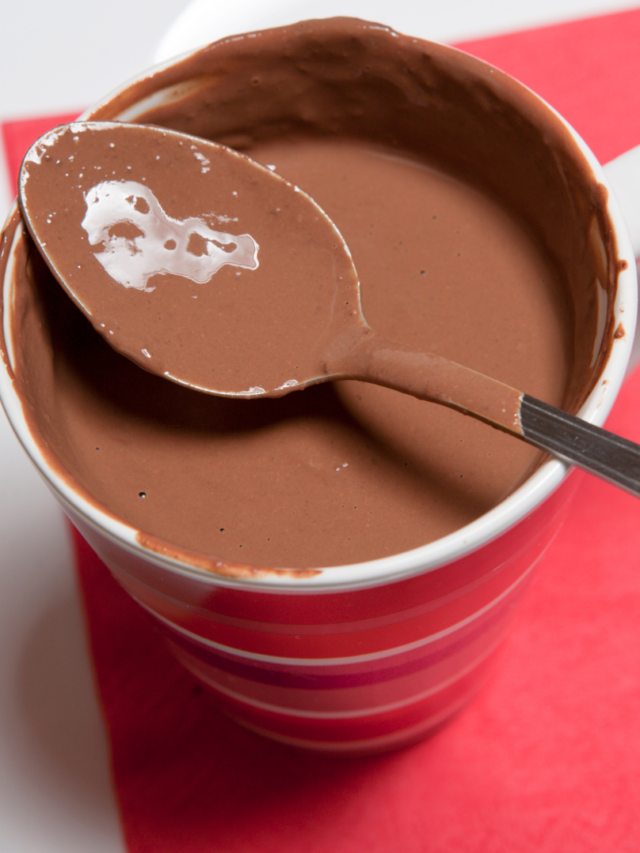  Chocolate quente cremoso para 2 pessoas