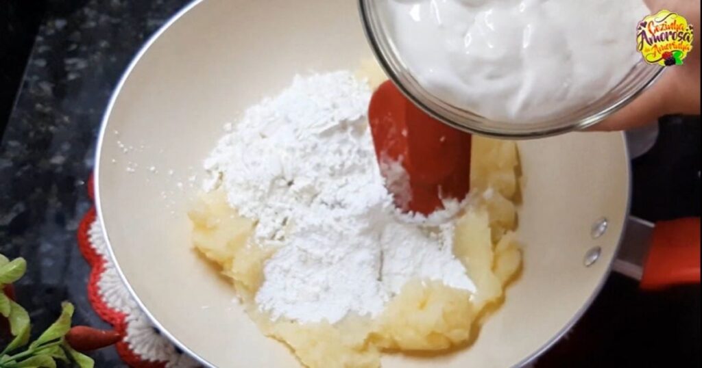 massa coxinha de frango