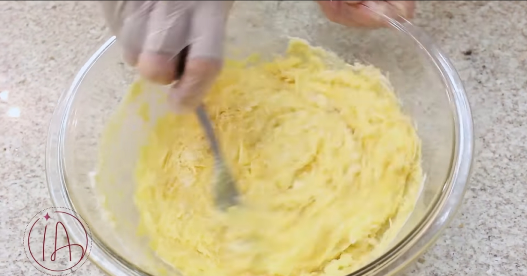 Bombocado de coco misturar