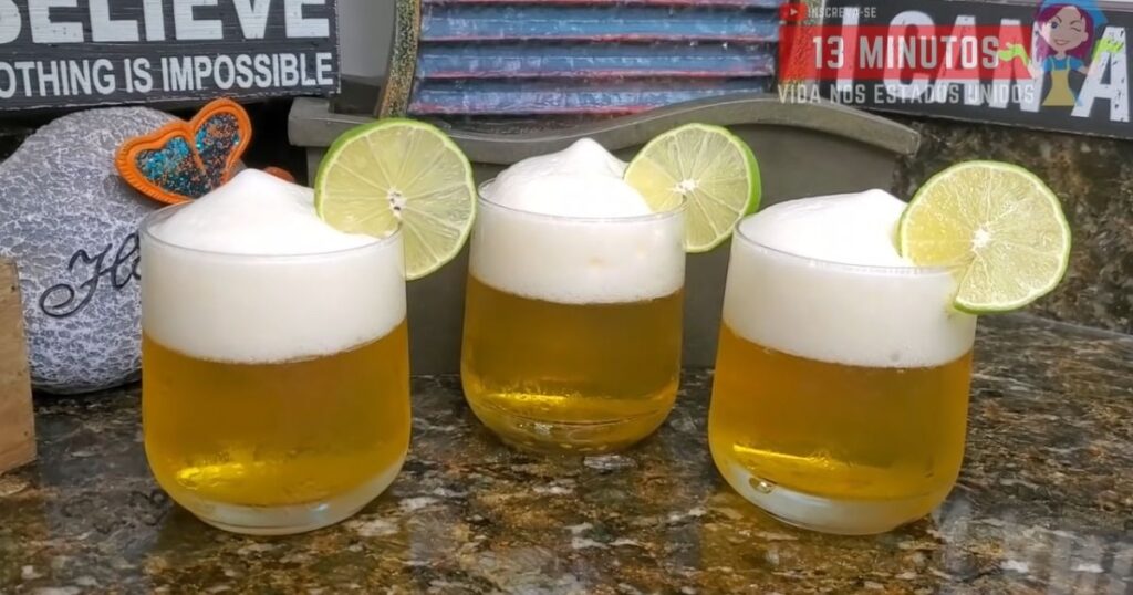 espuminha cerveja falsa sobremesa