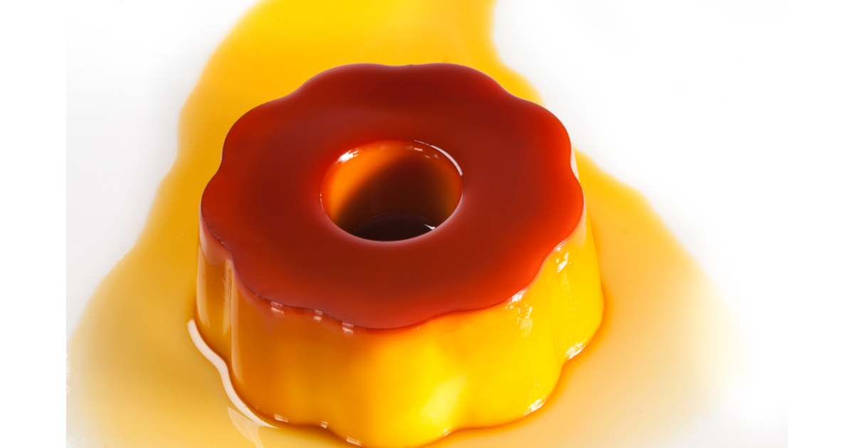 pudim sem furos feito mao