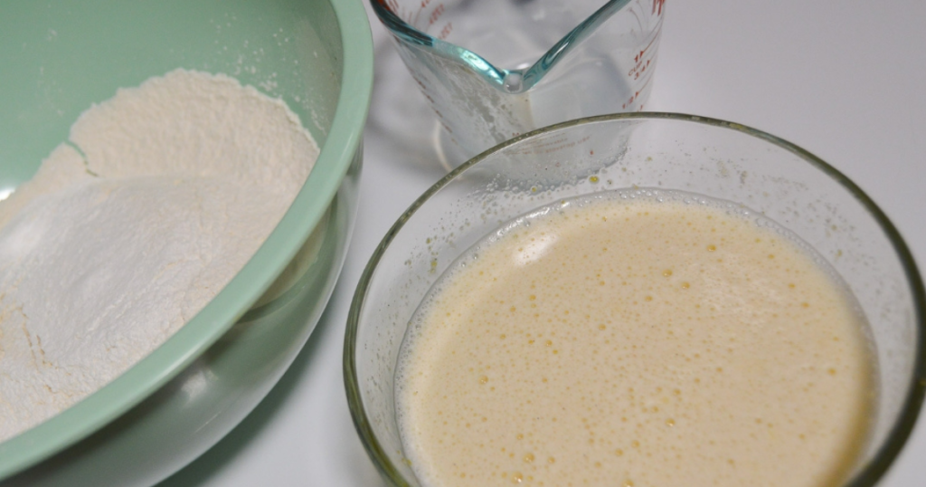 Bolinho de chuva vinagre vinho leite