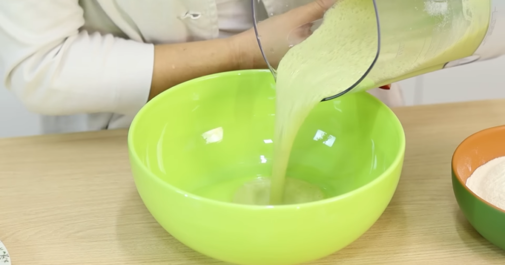 Bolo capim cidreira recipiente