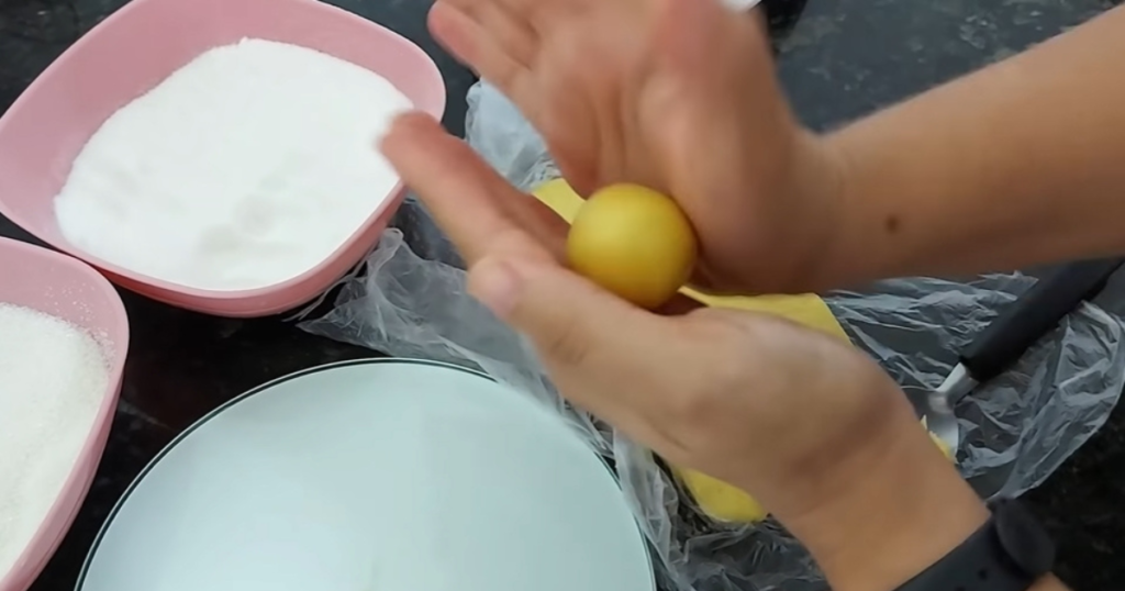 Brigadeiro de milho massa bolear