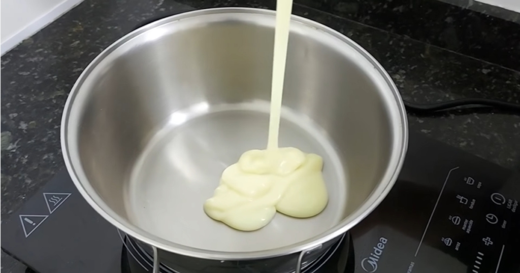 Brigadeiro de milho panela leite condensado