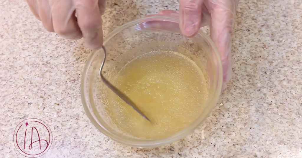 Sobremesa de iogurte gelatina hidratada