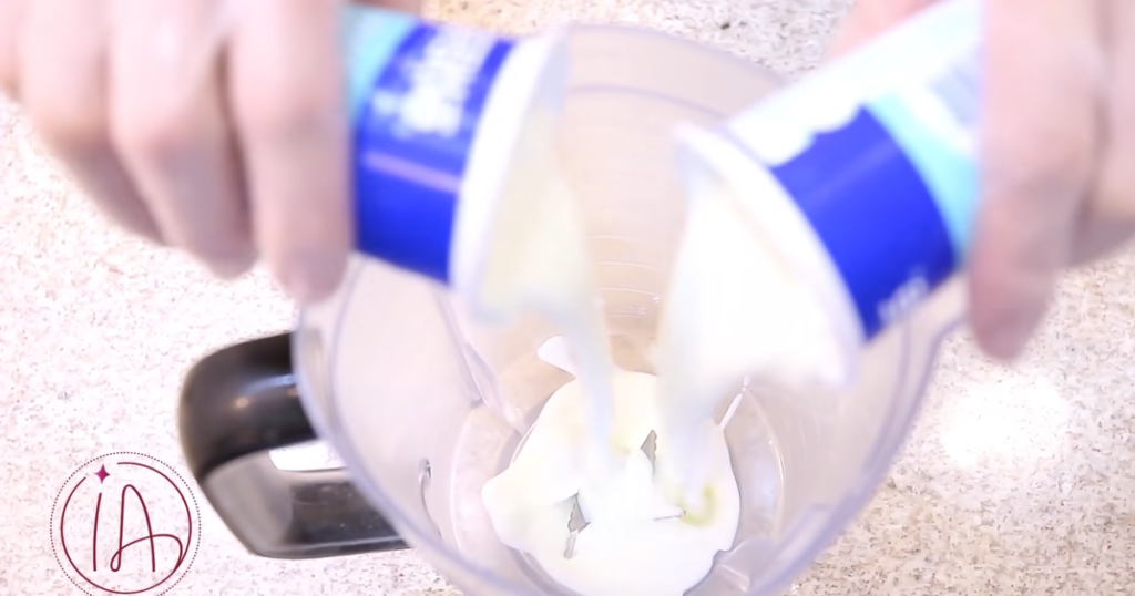 Sobremesa de iogurte liquidificador