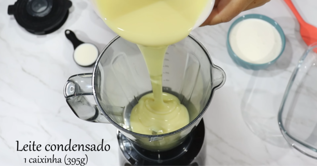 Sobremesa gelada leite condensado