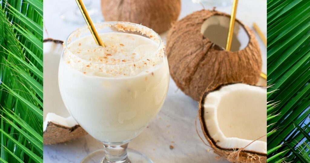 receita batida de coco