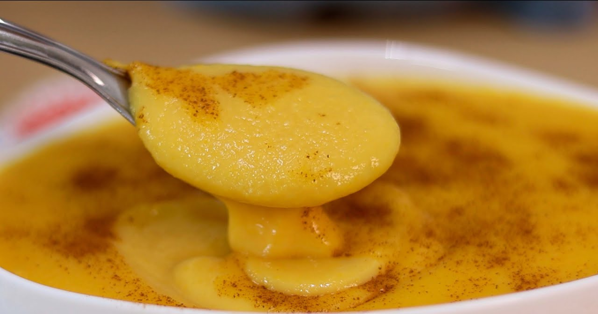 Curau Cremoso de Milho de Latinha