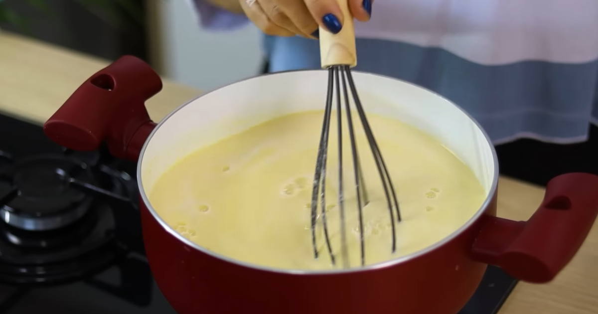 Curau Cremoso de Milho de Latinha