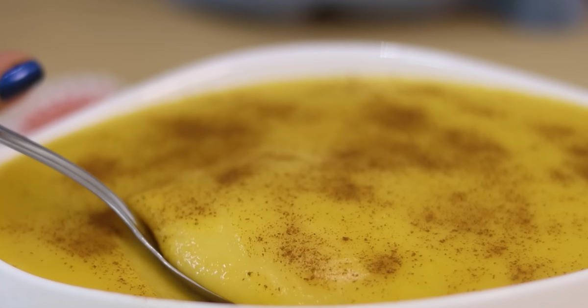 Curau Cremoso de Milho de Latinha