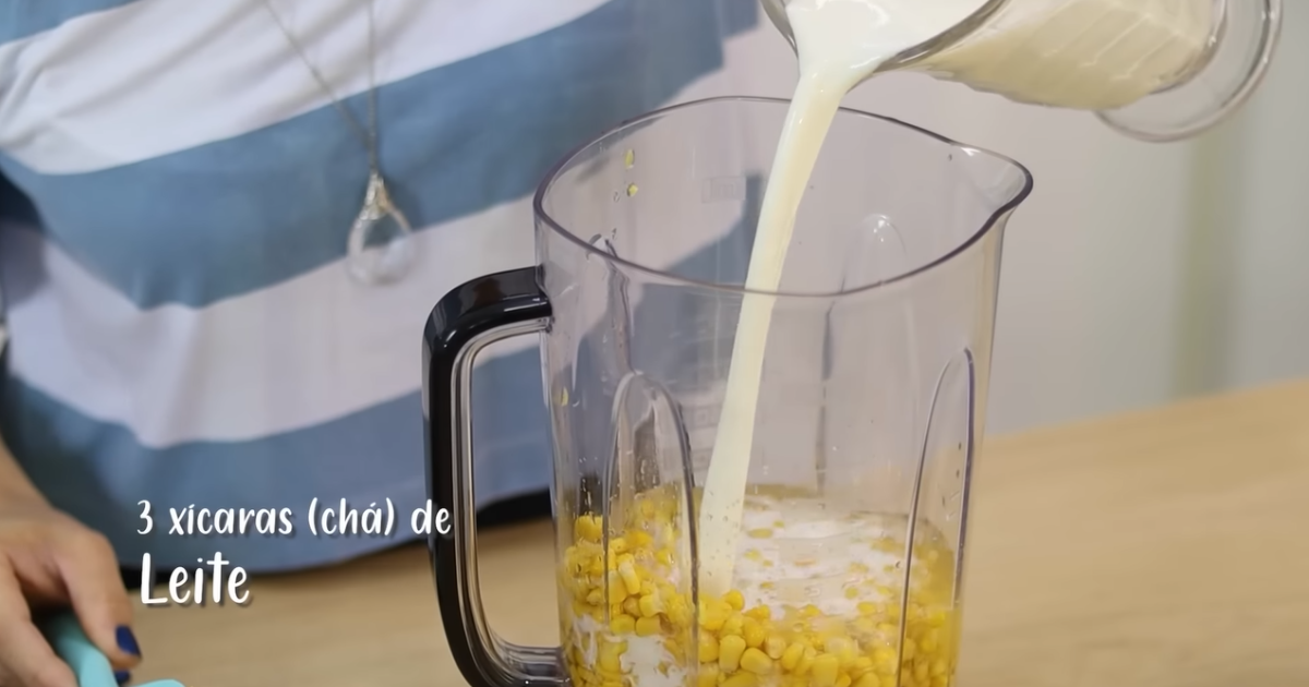 Curau Cremoso de Milho de Latinha