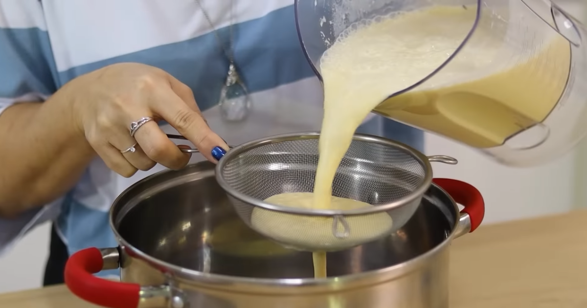 Curau Cremoso de Milho de Latinha