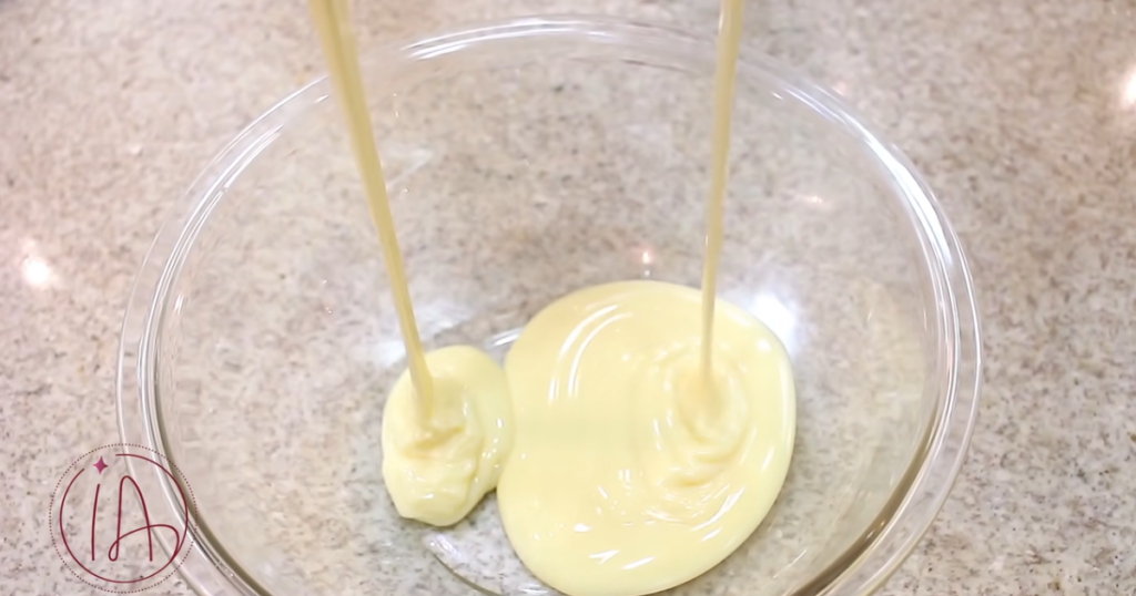 Gelado de limão leite condensado