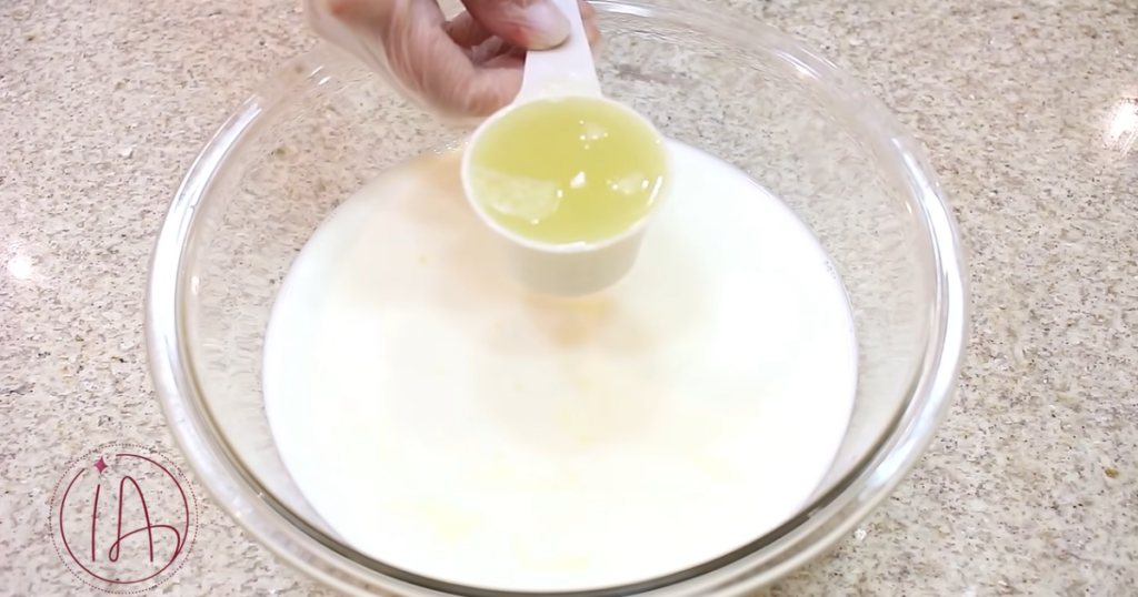 Gelado de limão suco