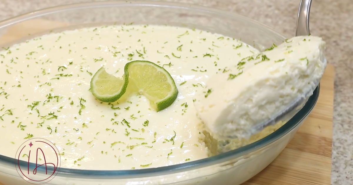 Mousse de Limão Sem leite condensado