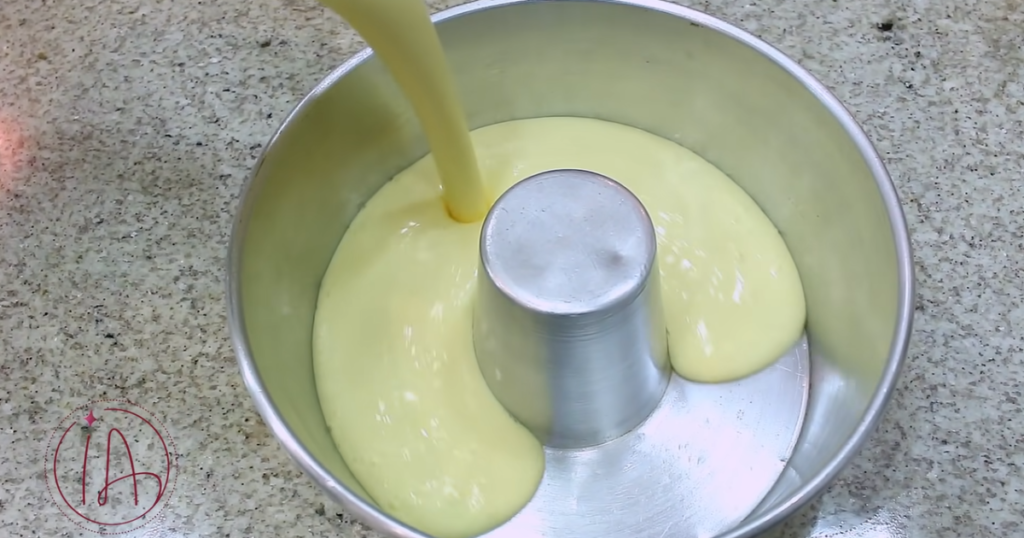 Sobremesa de abacaxi forma