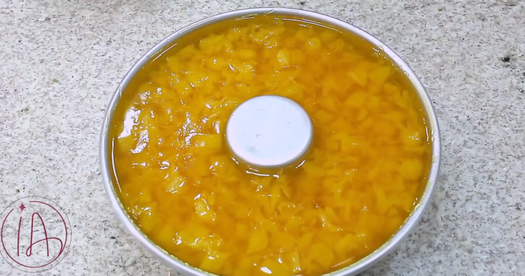 Sobremesa de abacaxi gelado