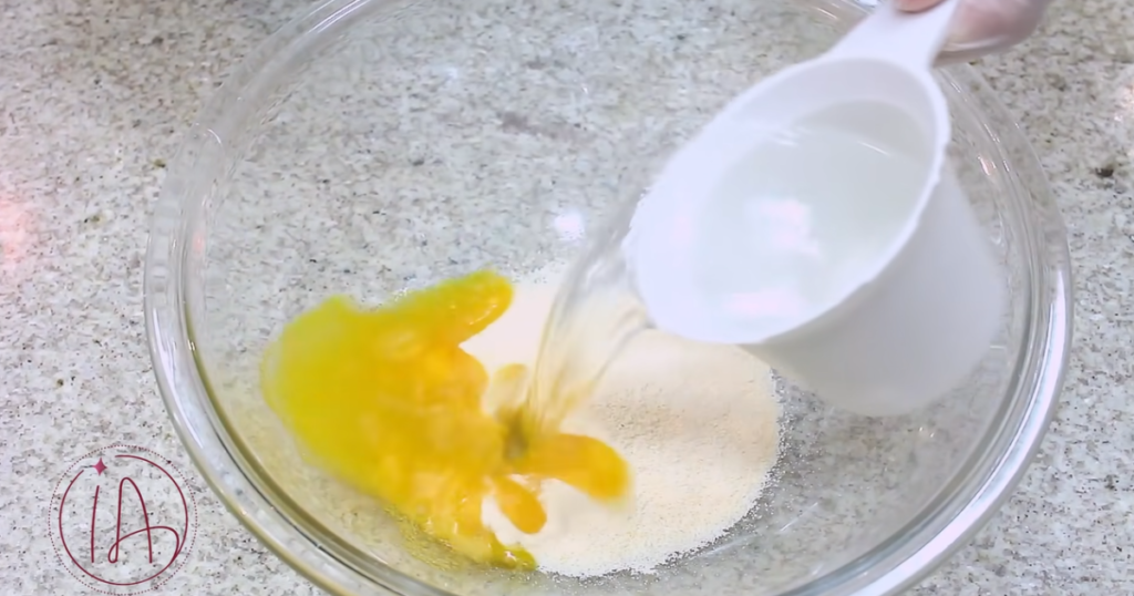 Sobremesa de abacaxi gelatinas agua