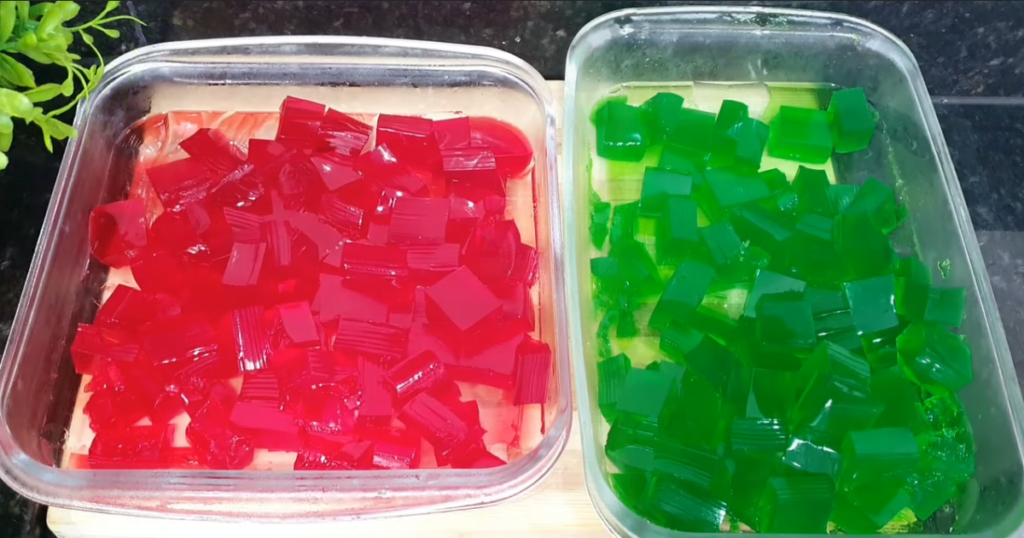 gelatinas mistura cubos