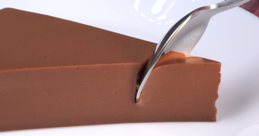 pudim de corte colher