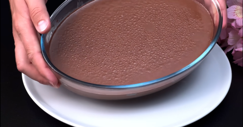 pudim de nutella travessa