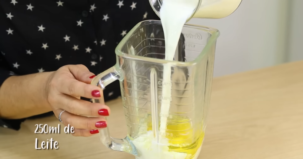 Bolo Pé de Moleque leite