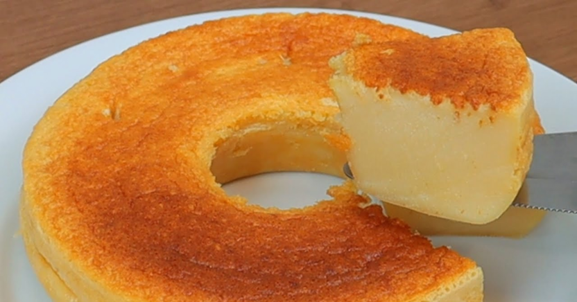 Bolo de Leite Com Leite Condensado