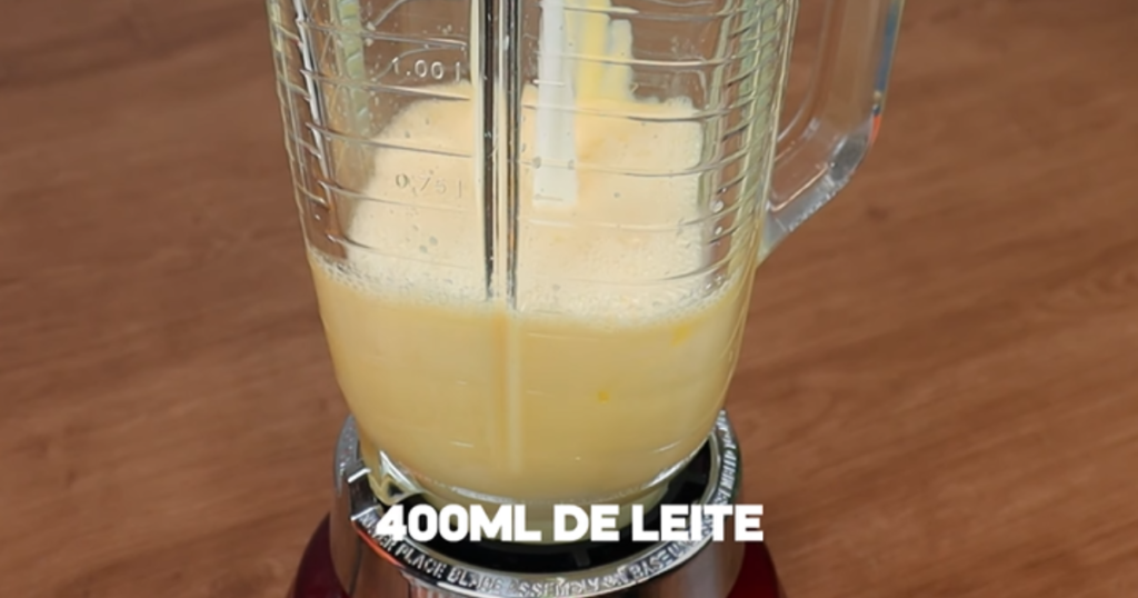 Bolo de Leite com Leite Condensado leite