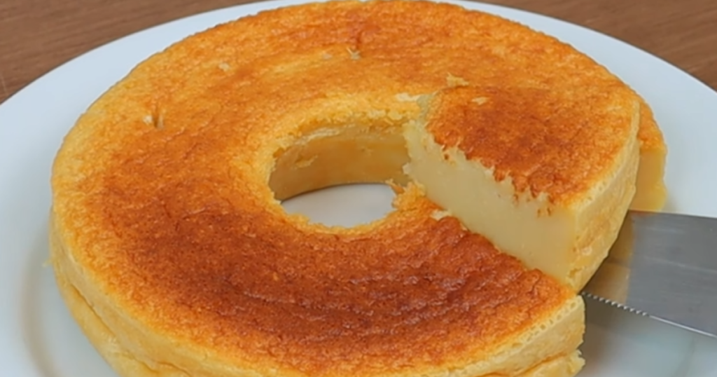 Bolo de Leite com Leite Condensado pronto fatia
