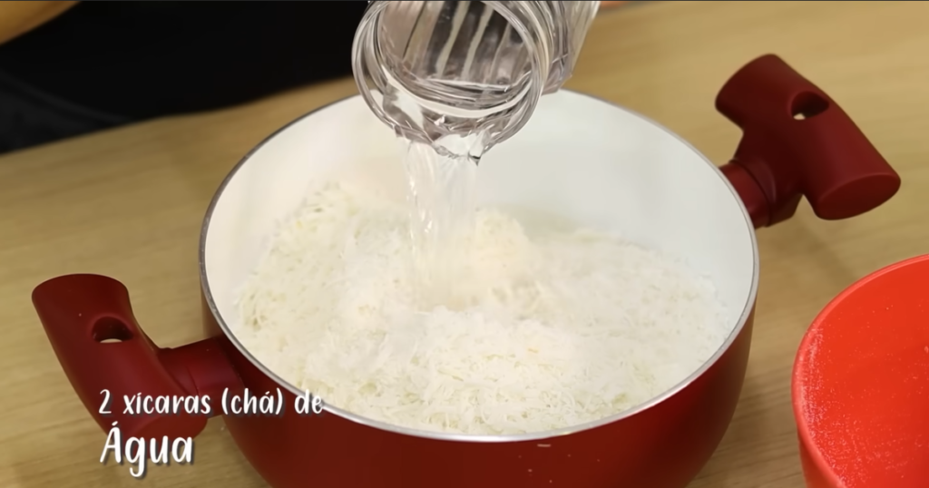 Cocada sem leite condensado agua