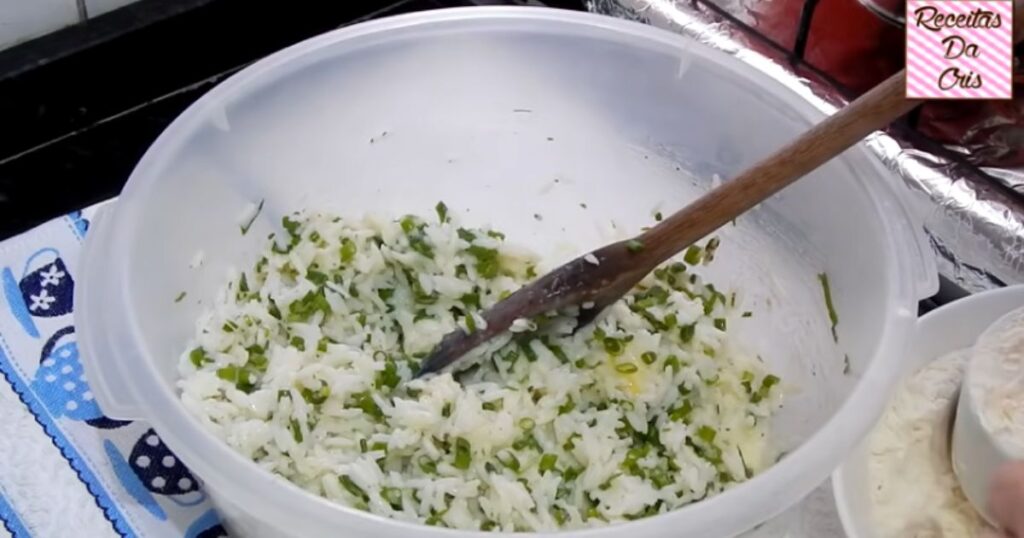 bolinho de arroz simples receita