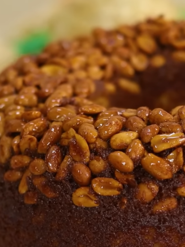  Bolo de Pé de Moleque de encher os olhos