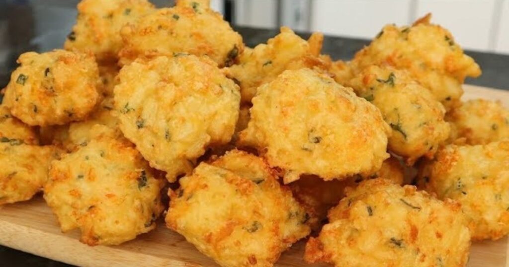 receita bolinho de arroz