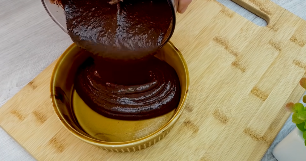Bolo de Chocolate rápido de Microondas mistura forma