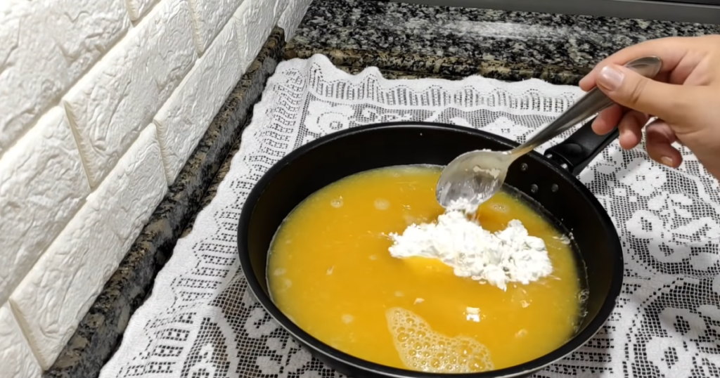 Manjar de laranja amido