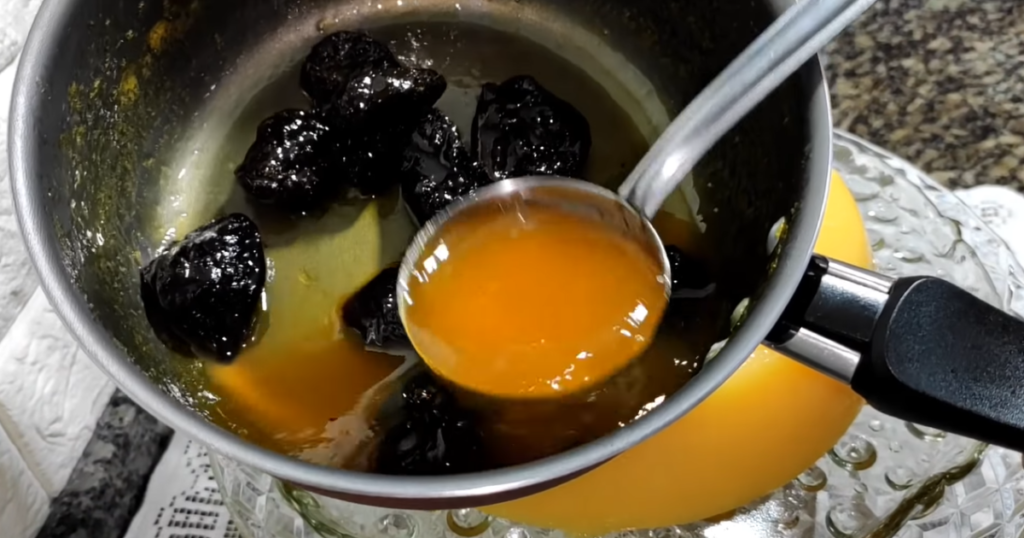 Manjar de laranja calda pronta