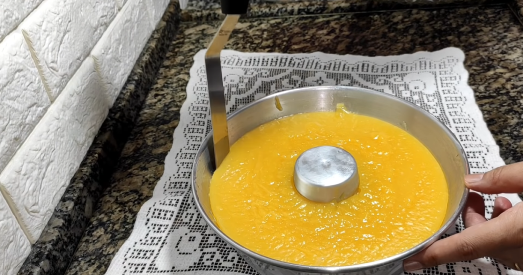 Manjar de laranja desenformar