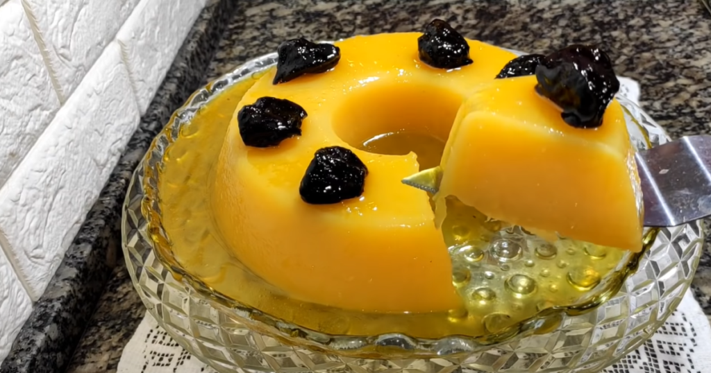 Manjar de laranja fatia