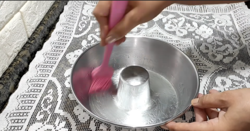 Manjar de laranja untar forma