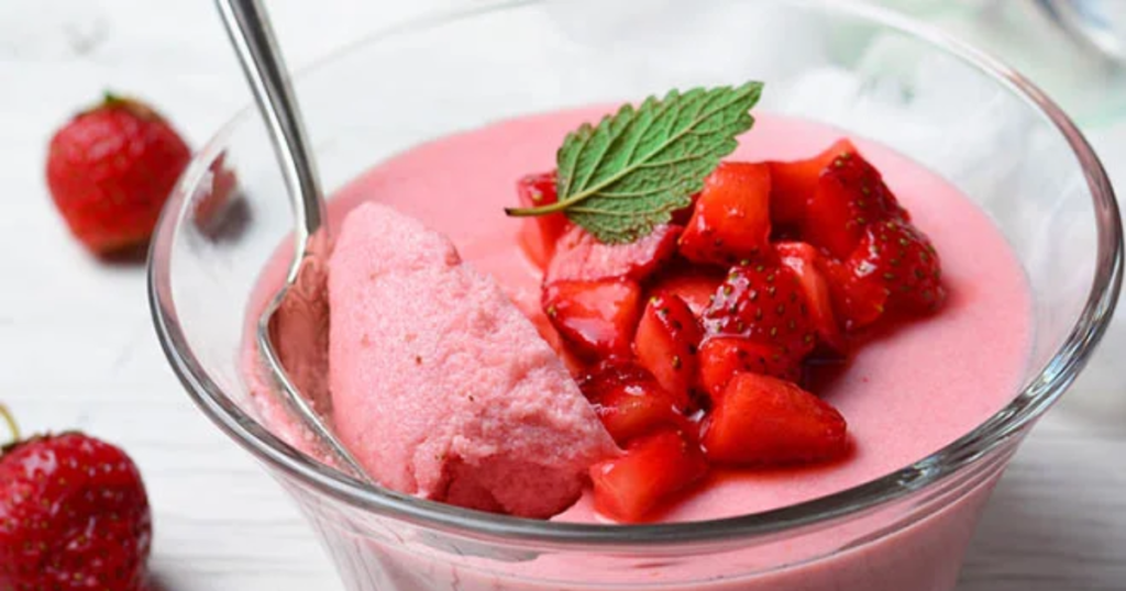 Mousse de Whey Protein de Morango TC